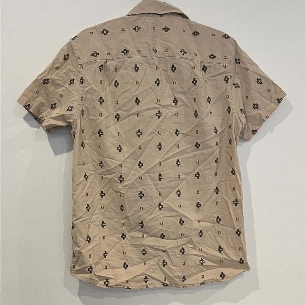 Pendleton Men's Beige Geometric Button Down Shirt - image 2